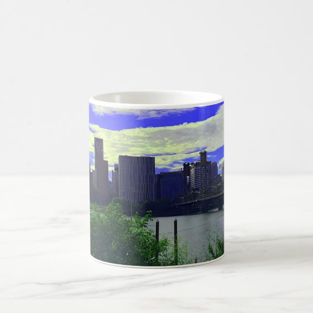 Portland, Oregon Skyline #2 Mug (Center)