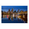 Portland Oregon Skyline at Blue Hour Poster