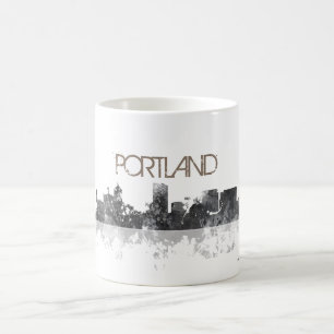 PORTLAND OREGON SKYLINE COFFEE MUG