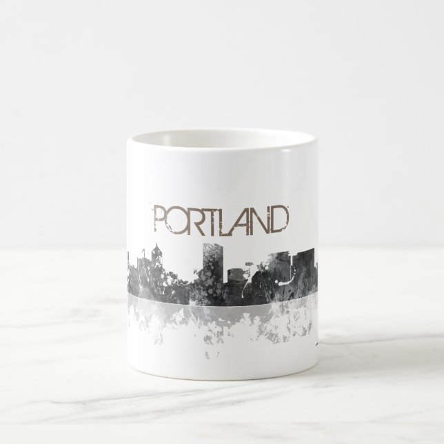 PORTLAND OREGON SKYLINE COFFEE MUG (Center)