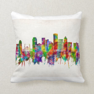 Portland Oregon Skyline Cushion
