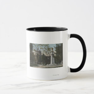 Portland, Oregon - Soldier's Monument & County Mug