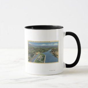 Portland, Oregon - Swan Island Airport Looking Mug