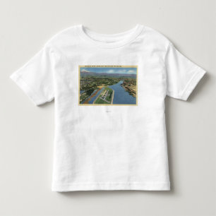 Portland, Oregon - Swan Island Airport Looking Toddler T-Shirt