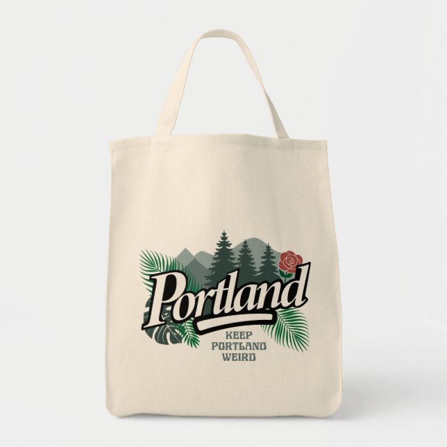 Portland Oregon Tote Bag (Front)