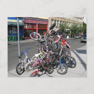 Portland Oregon Zoobomber Bikes June 2003 Postcard