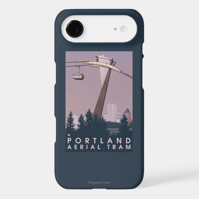 Portland, OregonAerial Tram Scene Case-Mate iPhone Case (Back)