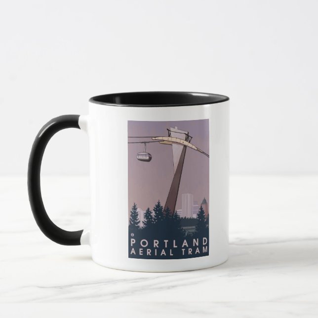 Portland, OregonAerial Tram Scene Mug (Left)
