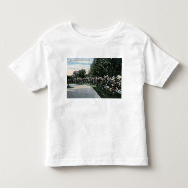 Portland, OregonView of a Rose Garden Toddler T-Shirt (Front)