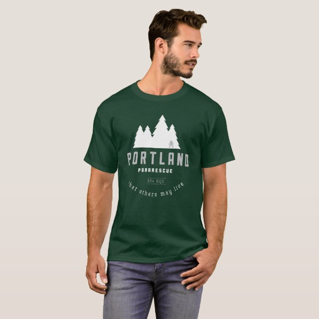 Portland Pararescue Men's Tee (Front Full)