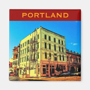 Portland Pearl District Magnet