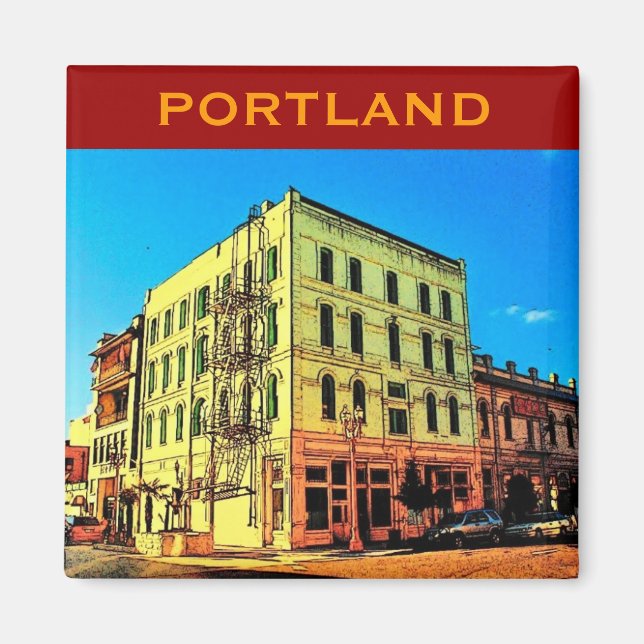 Portland Pearl District Magnet (Front)
