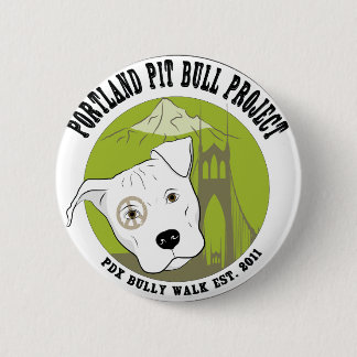 Portland Pit Bull Project Fun Products 6 Cm Round Badge