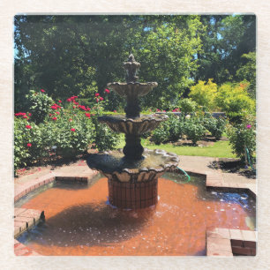 Portland Rose Garden, OR Glass Coaster
