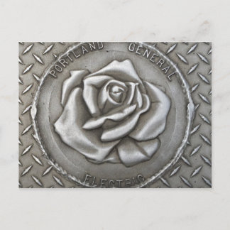 Portland Rose Grate Post Card