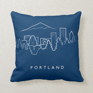 Portland Skyline Cushion