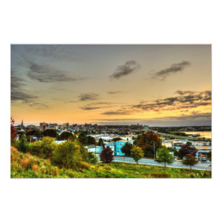 portland skyline photo print