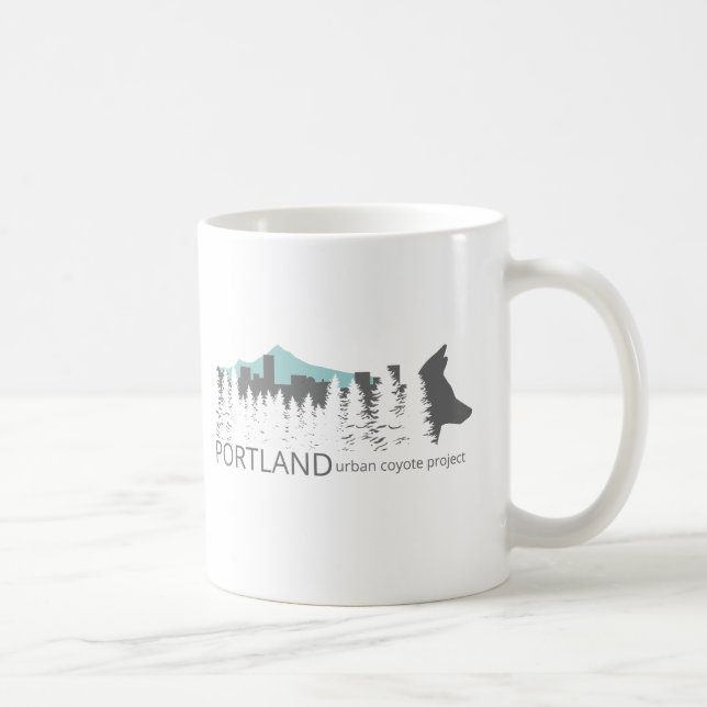 Portland Urban Coyote Project Coffee Mug (Right)