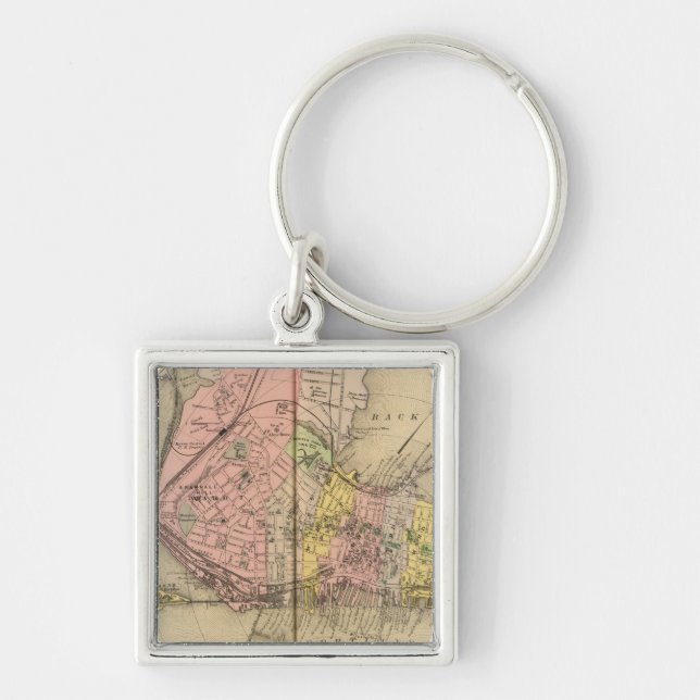 Portland & vicinity, Me Key Ring (Front)