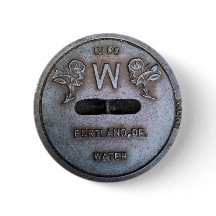 Portland Water Cover Pin