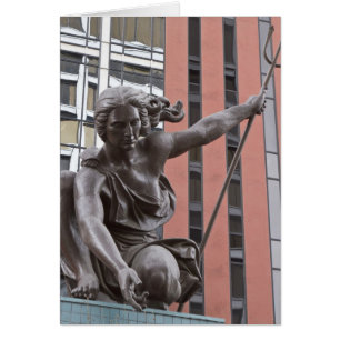 Portlandia statue, Portland, Oregon