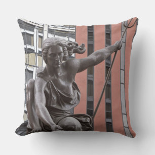 Portlandia statue, Portland, Oregon Cushion