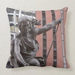 Portlandia statue, Portland, Oregon Cushion