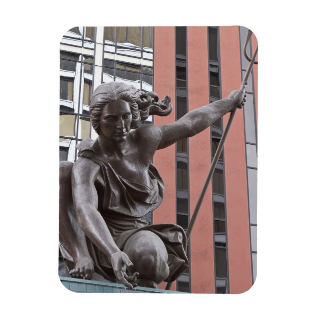Portlandia statue, Portland, Oregon Magnet (Vertical)