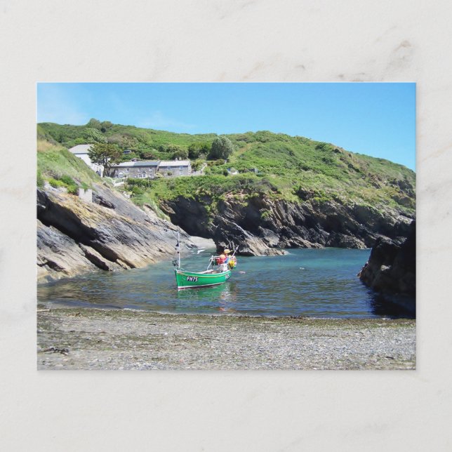 Portloe Cornwall England Postcard (Front)