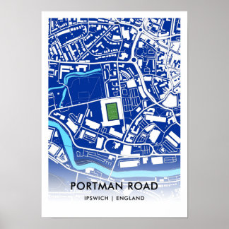 Portman Road Poster – Home of Ipswich Town FC