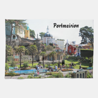 Portmeirion Center View Tea Towel