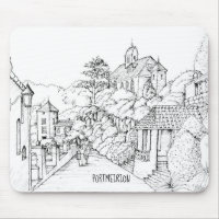 Portmeirion North Wales Pen and Ink Sketch