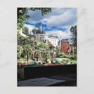 Portmeirion Wales UK Postcard