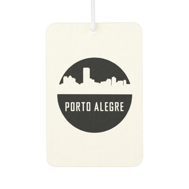 Porto Alegre Car Air Freshener (Front)