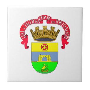 Porto Alegre (City Seal) - BRAZIL Ceramic Tile