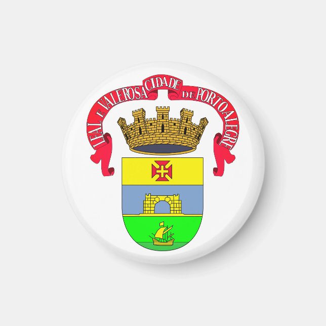 Porto Alegre (City Seal) - BRAZIL Magnet (Front)