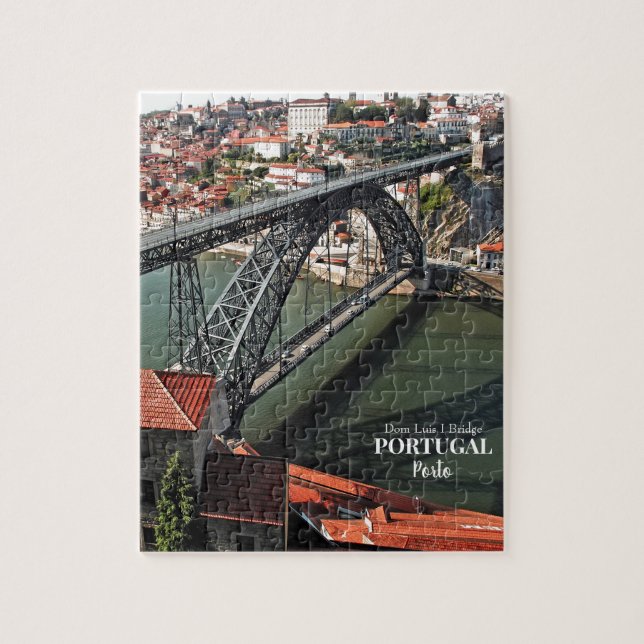 Porto bridge over Douro River, Portugal Jigsaw Puzzle (Vertical)