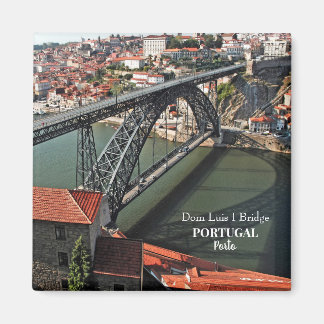 Porto bridge over Douro River, Portugal Magnet
