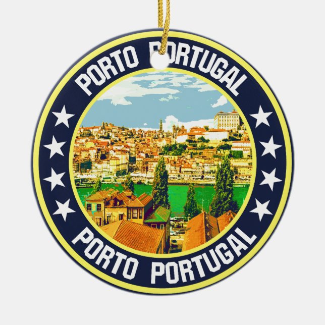 Porto                                              ceramic ornament (Front)