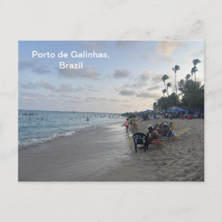 Porto de Galinhas, Brazil postcard