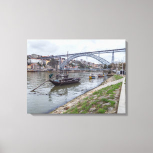 Porto Dom Luis I Bridge view canvas Print