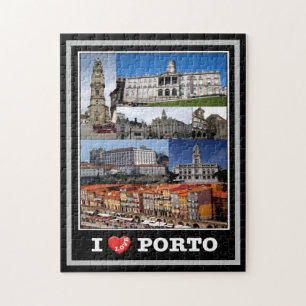 Porto - I Love - Portugal - Jigsaw Puzzle