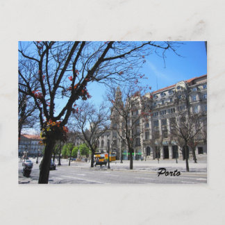 Porto main centre Postcard