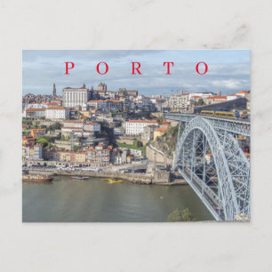 Porto panoramic view postcard