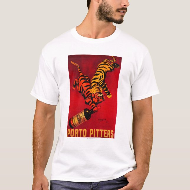 Porto Pitters Vintage PosterEurope T-Shirt (Front)
