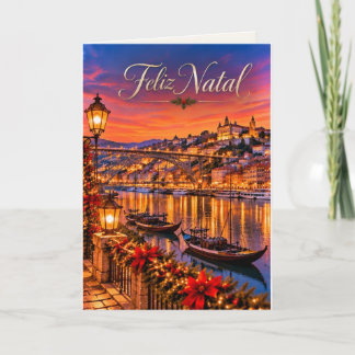 Porto Portugal Feliz Natal Christmas Holiday Card
