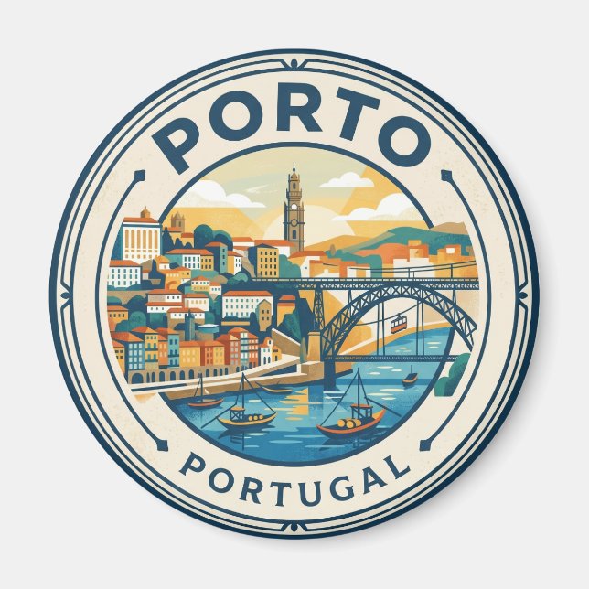 Porto Portugal Magnet (Front)