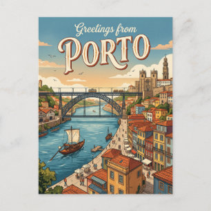 Porto Portugal Postcard
