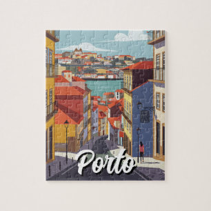 Porto Portugal Travel Abstract Jigsaw Puzzle