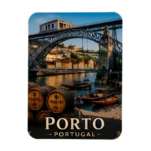 🧲 Porto Portugal Travel Keepsake For Visitors 🧲 Magnet
